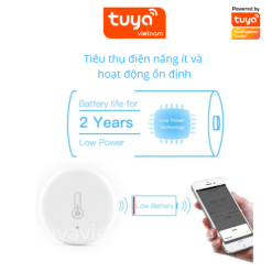 cảm biến nhiệt độ độ ẩm zigbee tuya