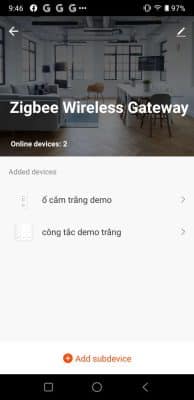 Thêm thiết bị Tuya Zigbee